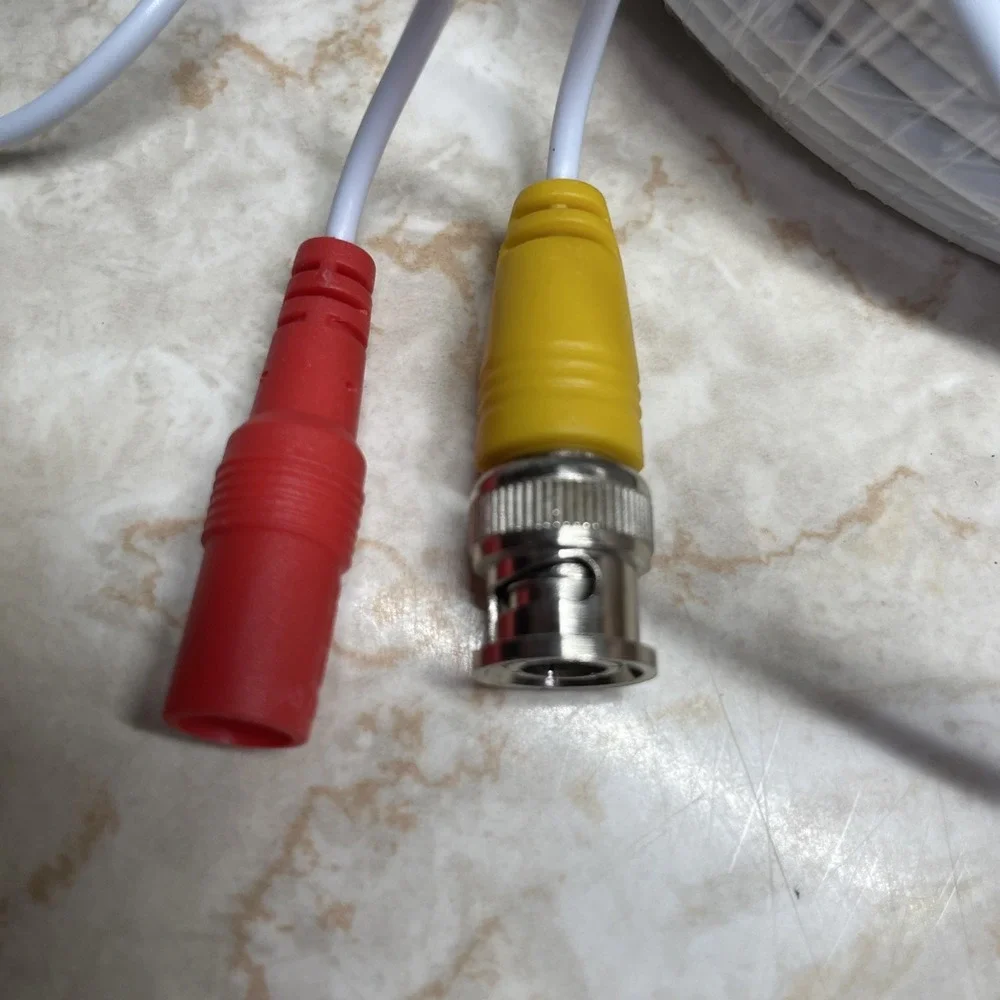 3 - 100ft CCTV Security Camera Cable CCTV Video Power Wire BNC RCA‎ Cord DVR M/F